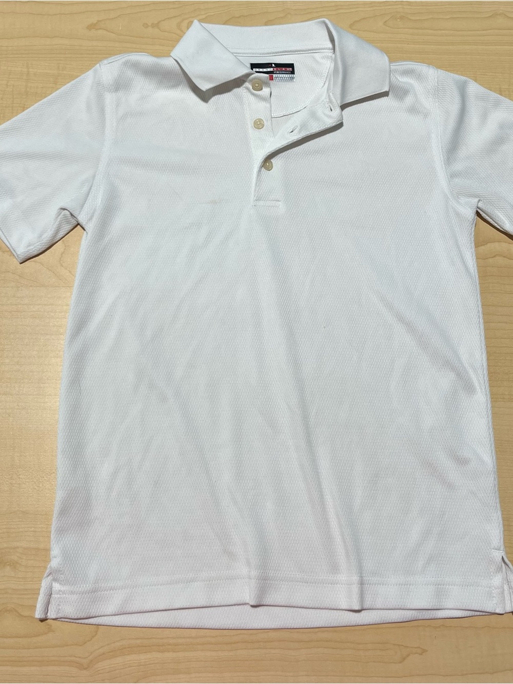 Grand Slam white short-sleeve polo shirt M